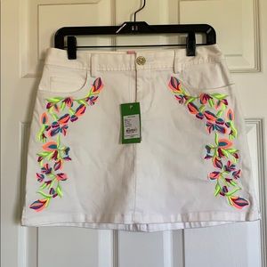 Lilly Pulitzer denim skirt